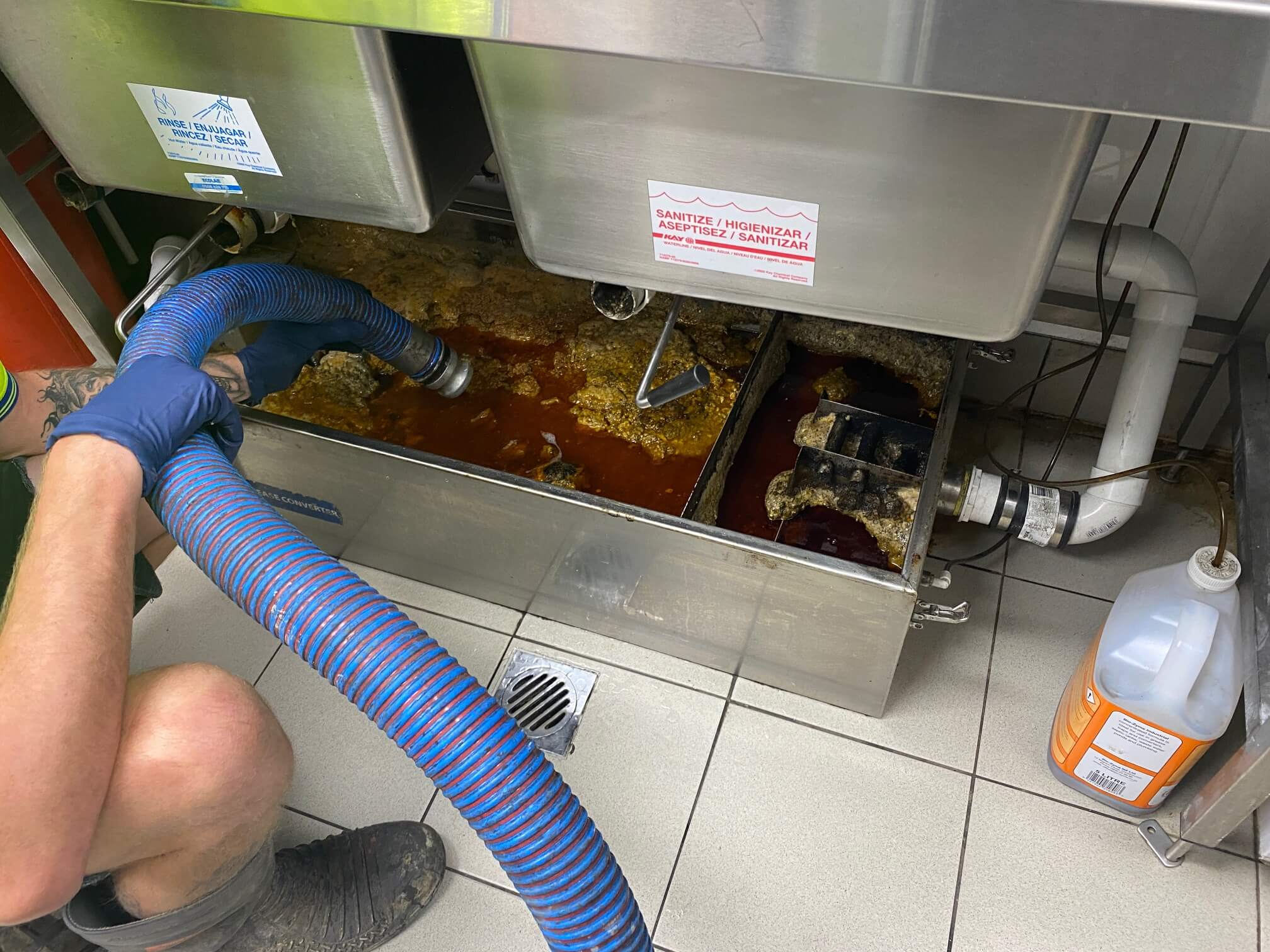 Grease Trap Cleaning in Martell